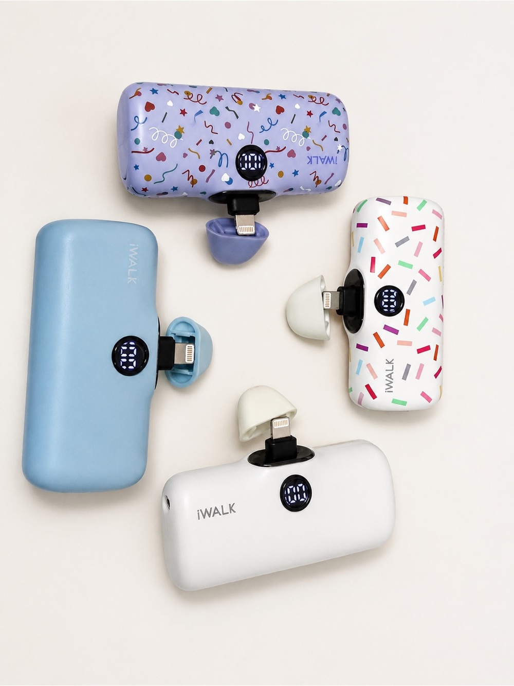 iWalk Portable Charger Power Banks — Set of 4